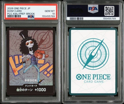 PSA 10 One Piece TCG Premium Card Collection Kumamoto Special Complete Set10