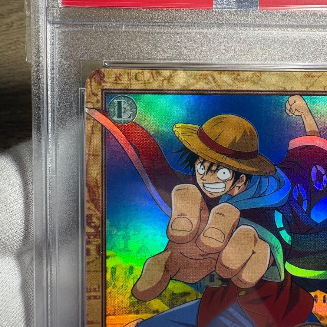 PSA 10 Luffy The Rookie Holo 2001 One Piece Hyper Battle Carddass #C520 GEM MT7