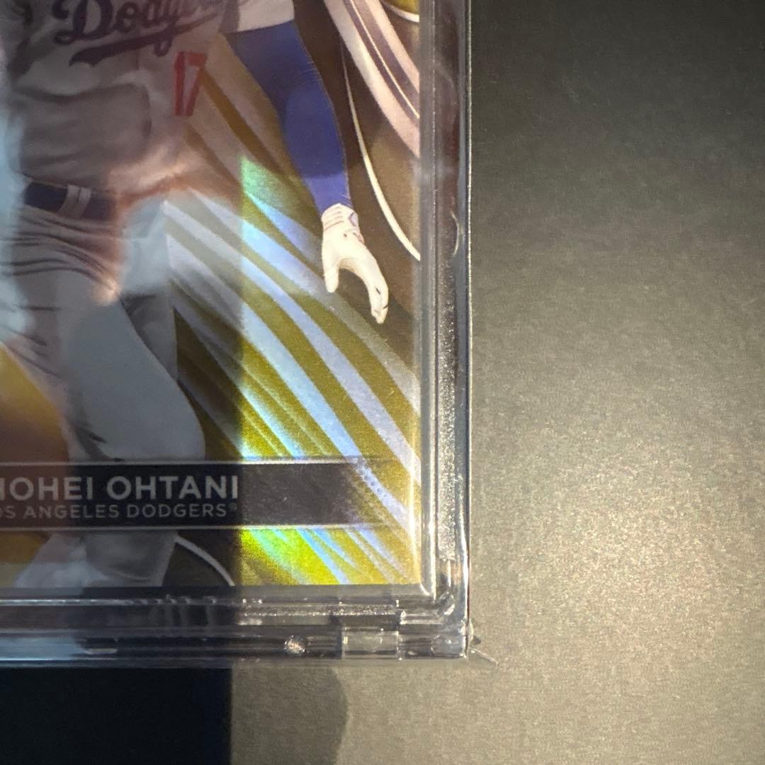 Shohei Ohtani 2024 Topps Chrome Black Gold Refractor /50 Jersey # 17 MLB Card6