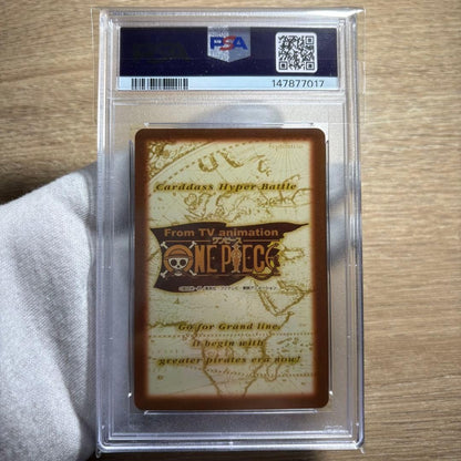 PSA10 Straw Hat Crew Grand Line Comp H10 One Piece Hyper Battle Card 2001 GEM MT9