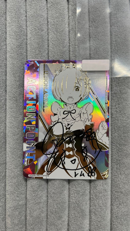 Rem Union Arena Re:Zero AP Action Point Card Serial No Japanese Rare UA40BT2