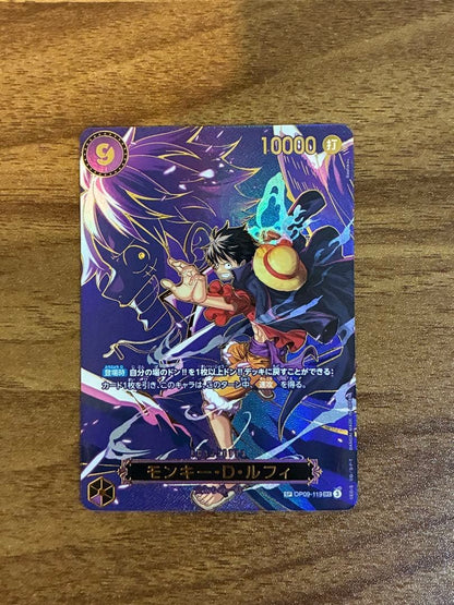 Monkey D. Luffy OP09119 SEC SP Japanese ONE PIECE Card Carrying on His Will NM10