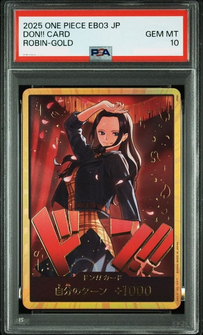 PSA 10 Heroines Edition Gold Don Robin Japanese Gem Mint Trading Card Game0