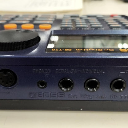 BOSS DR770 Drum Machine Rhythm Machine Compact Groove Box AC Adapter USED9