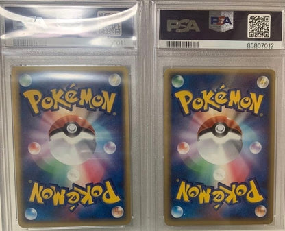 PSA 8 & 9 2Card Set 2005 Pokemon Japanese Ditto Holon Research Tower 1st Ed Holo2