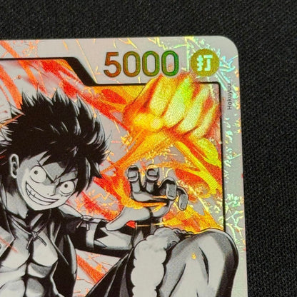 Monkey D Luffy ST13-003 Black White Alt Art One Piece Card Japanese 2023 NM3