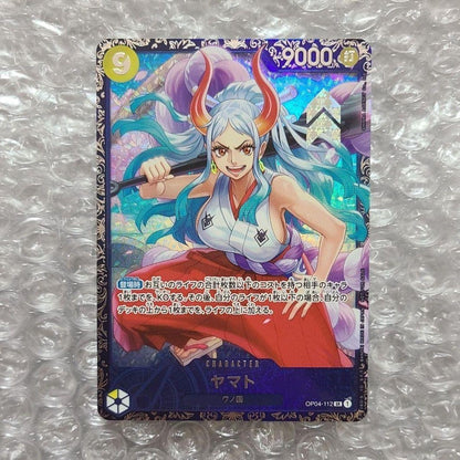 Yamato SR OP04112 Parallel Flagship Battle PROMO ONE PIECE Japanese OPENED NM0