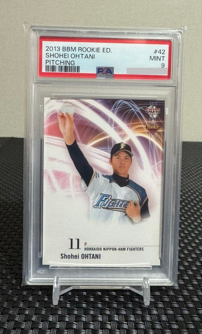 PSA 9 Shohei Ohtani 2013 BBM Rookie Edition RC Pitching Japanese Baseball Card2