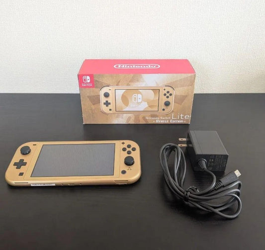 Nintendo Switch Lite Hyrule Edition HDH001 Console with Box USED Excellent0