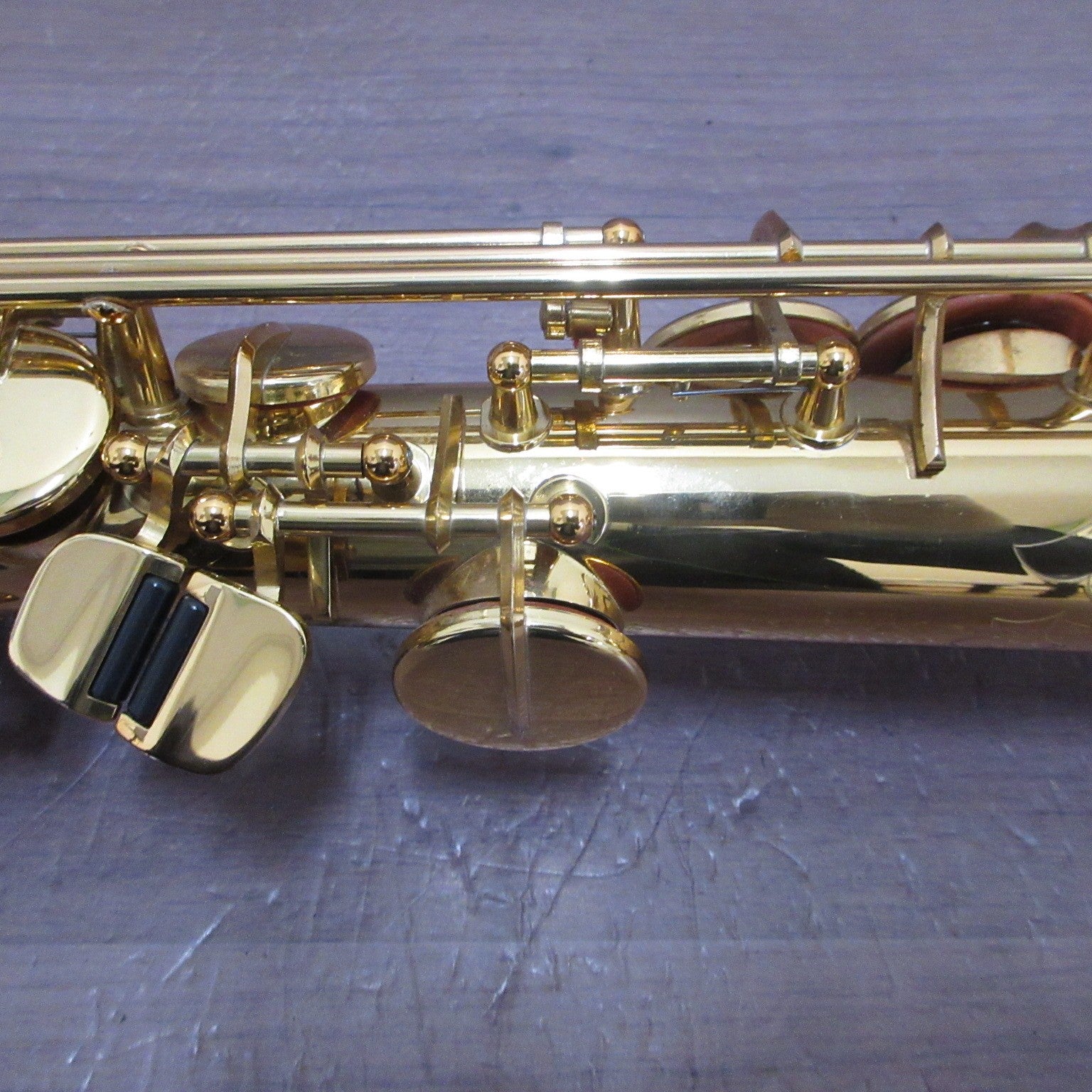 YAMAHA YSS-475 Soprano Saxophone with Soft Case #023082 Excellent USED6