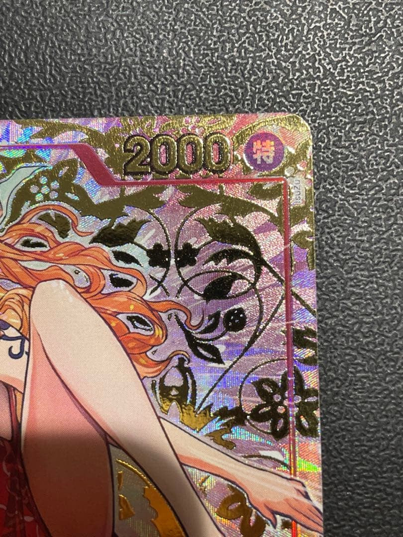 Nami 1st Anniversary Secret Rare One Piece TCG Chinese Card Parallel Holo SP NM4