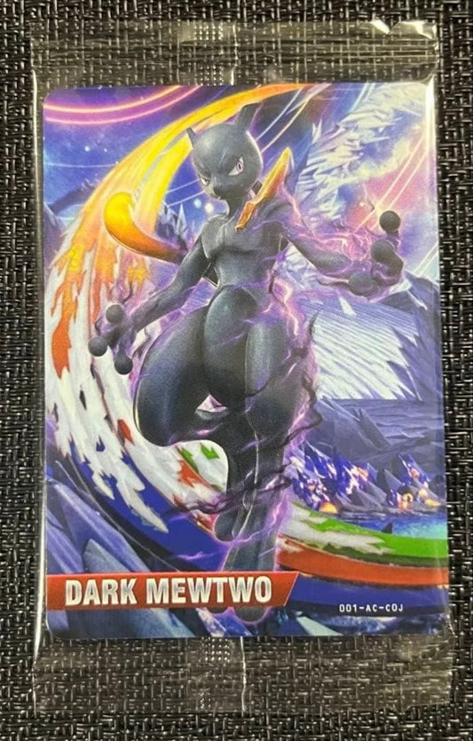 Dark Mewtwo Pokemon Pokken Nintendo Amiibo Card Japanese 2016 Promo Sealed0