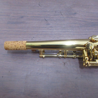 YAMAHA YSS-475 Soprano Saxophone with Hard Case #001748 Excellent USED1