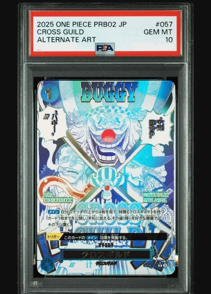 PSA 10 Cross Guild OP09057 Buggy ONE PIECE Card The Best vol.2 Japanese PRB020