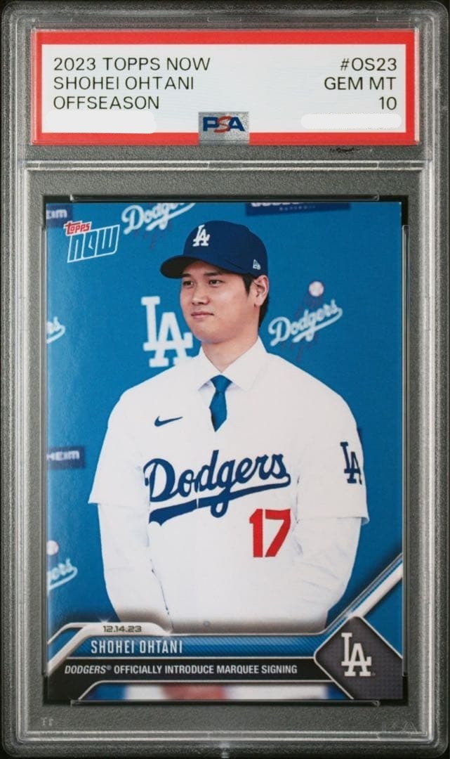 PSA 10 Shohei Ohtani Offseason Los Angeles Dodgers #OS23 2023 Topps Now GEM MINT0