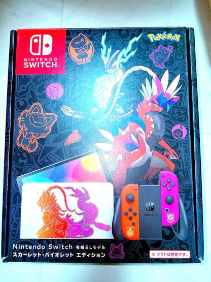 Nintendo Switch OLED Pokemon Scarlet & Violet Edition Console NEW0