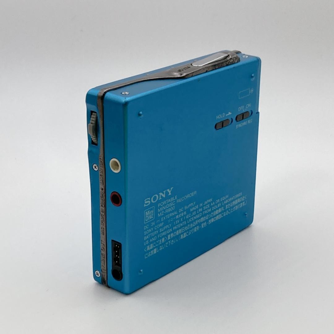 Sony MZR900 MD Walkman Portable MiniDisc Recorder Player Blue USED5