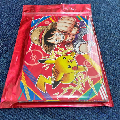 Weekly Shonen Jump x Pokemon Mega Evolution Postcard Set 20pcs Luffy Pikachu2