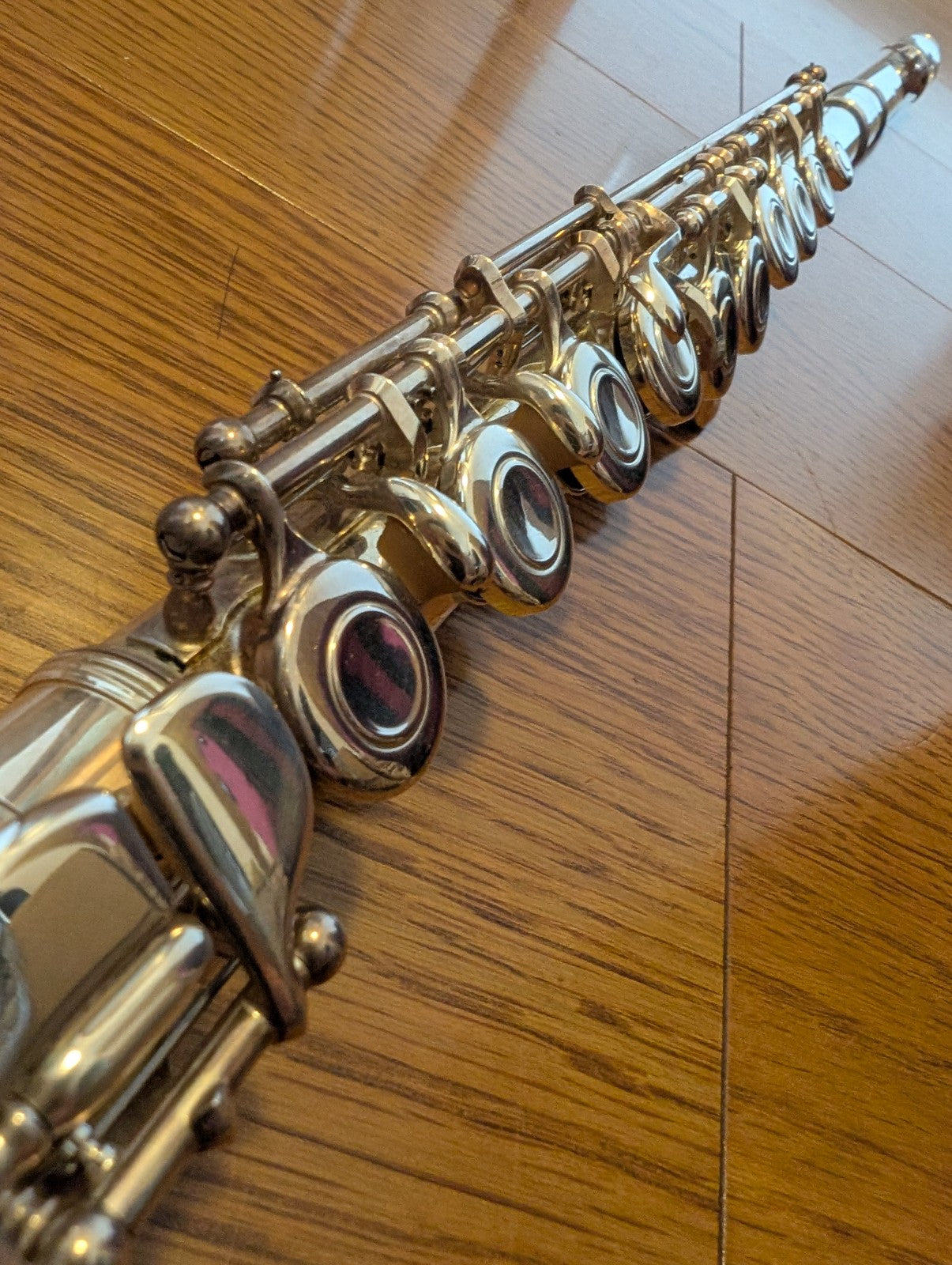 YAMAHA YFL 211-S CONCERT FLUTE Silver Plating with Hard Case USED15