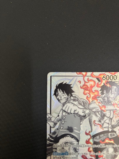 Luffy Ace ST30-001 L-P Parallel Start Deck EX Bonus Pack ONE PIECE Card Japanese3