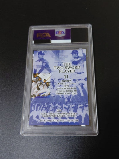 PSA 10 Shohei Ohtani 2013 BBM Two Sword Player #F93 Rookie Nippon Hum Fighters1
