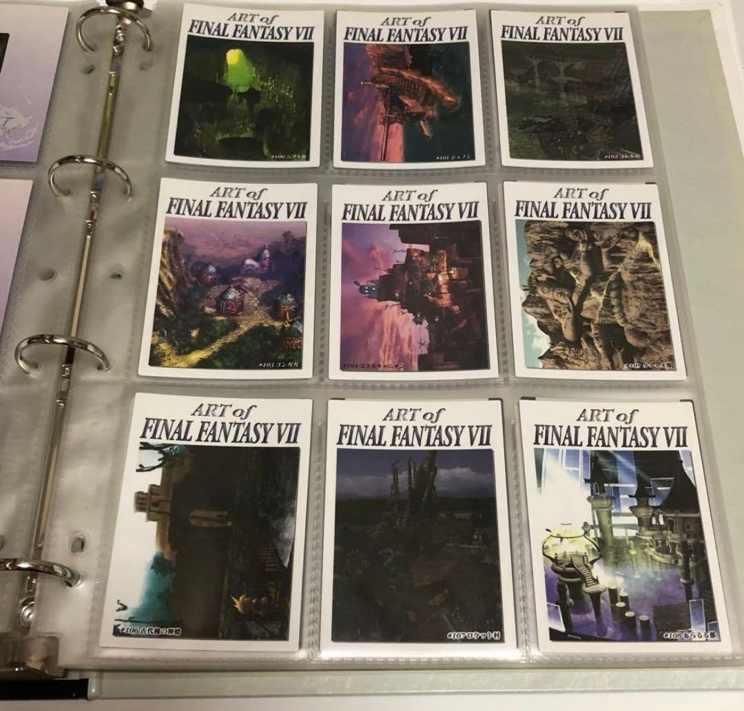 Final Fantasy VII Trading Card Complete 139 Set Carddass Masters Bandai 199711