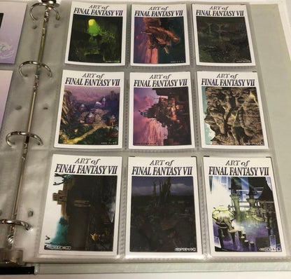 Final Fantasy VII Trading Card Complete 139 Set Carddass Masters Bandai 199711