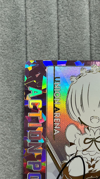 Rem Union Arena Re:Zero AP Action Point Card Serial No Japanese Rare UA40BT3