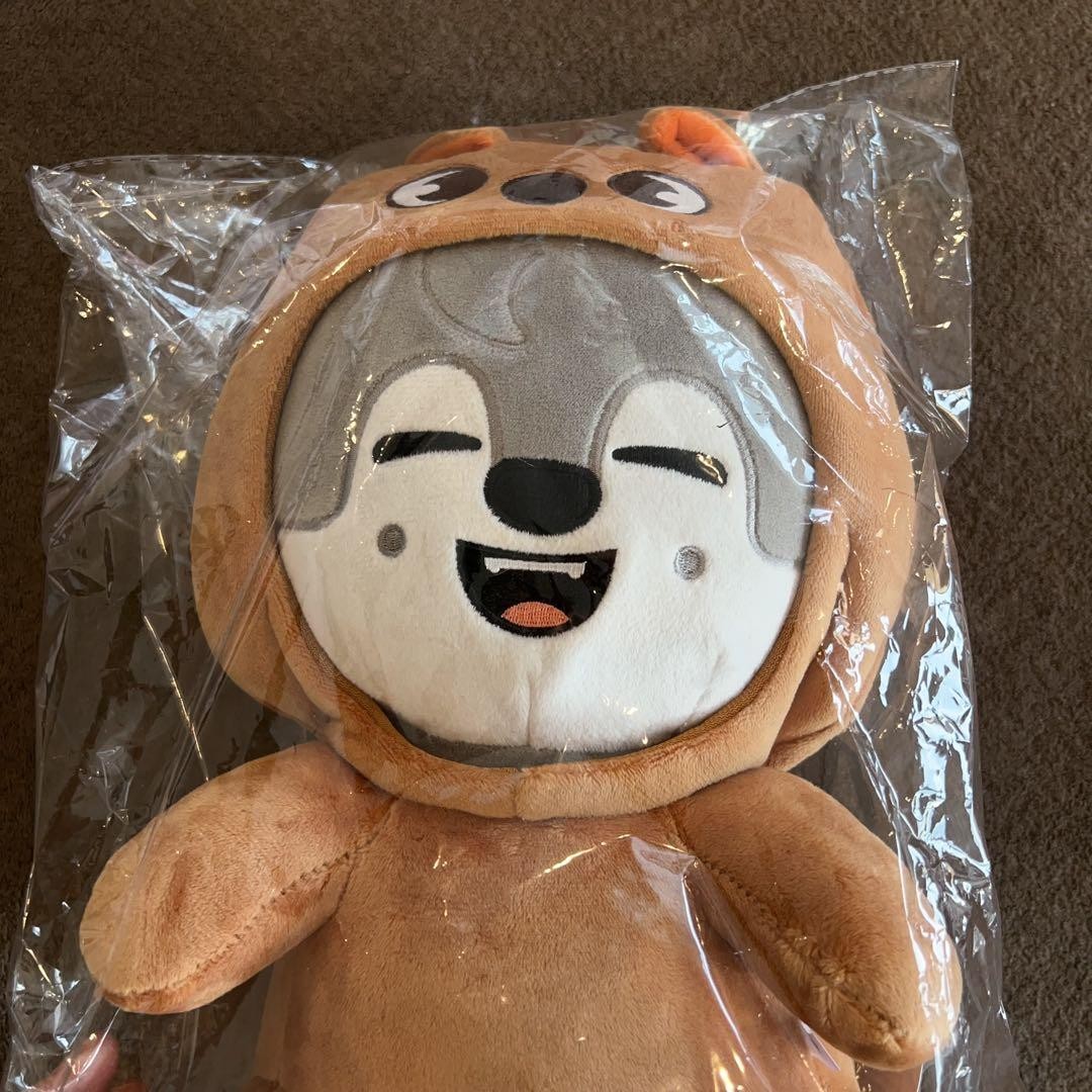 Stray Kids Fan Connecting 2024 SKZOO Toy World Hugging Plush Bang Chan Wolf Chan4