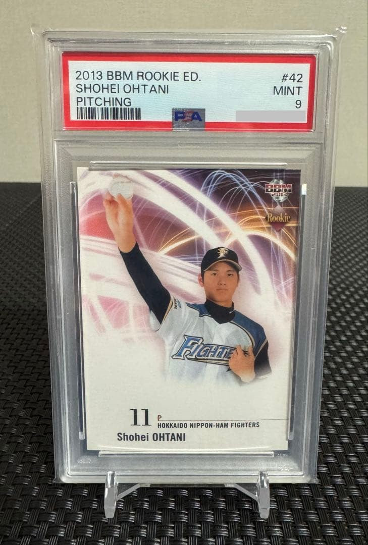 PSA 9 Shohei Ohtani 2013 BBM Rookie Edition RC Pitching Japanese Baseball Card1