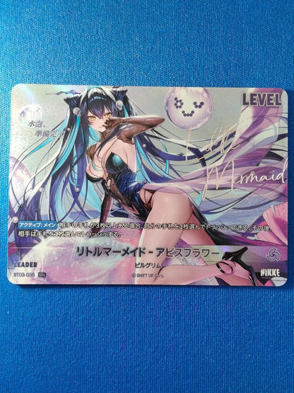 NIKKE NIVEL ARENA BT03 UNBREAKABLE BT03-035 SPL Little Mermaid Signed Japan1
