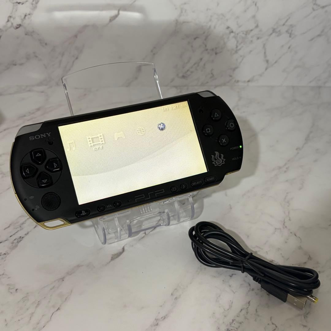 Play Station Portable PSP Monster Hunter 3rd Hunters Model PSP3000MHB Sony USED1
