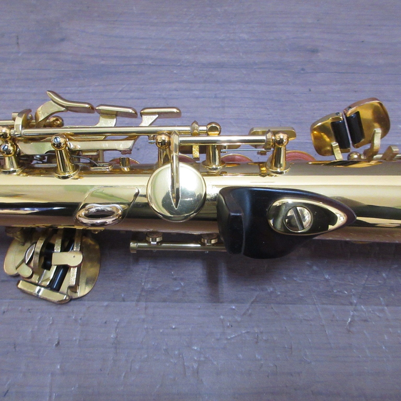 YAMAHA YSS-475 Soprano Saxophone with Soft Case #023082 Excellent USED7