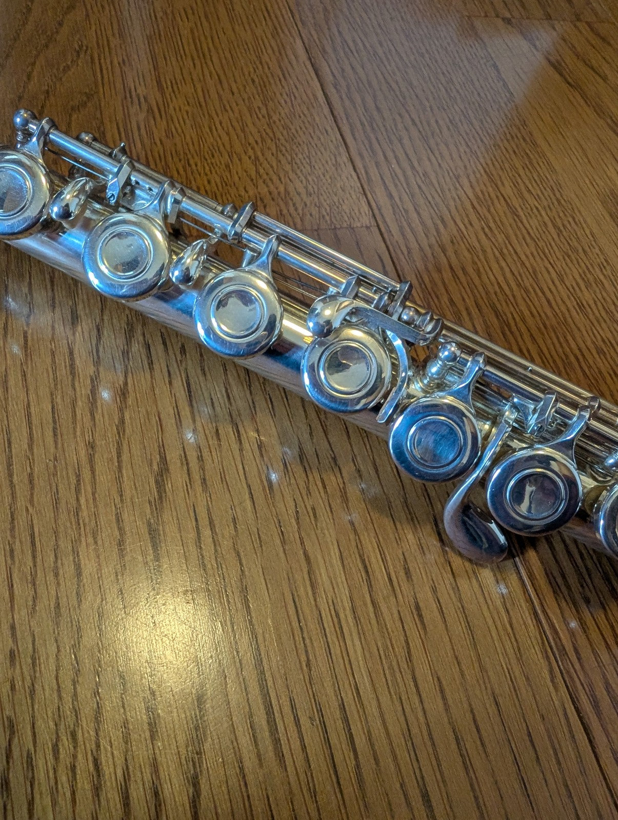 YAMAHA YFL 211-S CONCERT FLUTE Silver Plating with Hard Case USED19