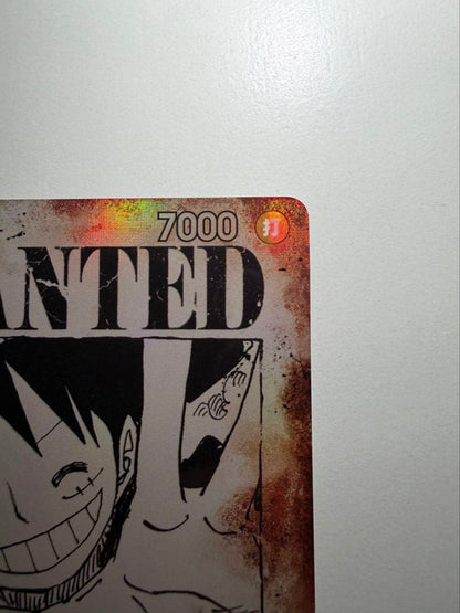 ONE PIECE Monkey D. Luffy (WANTED SP Alt Art) OP13118 SEC Carrying on His Will4