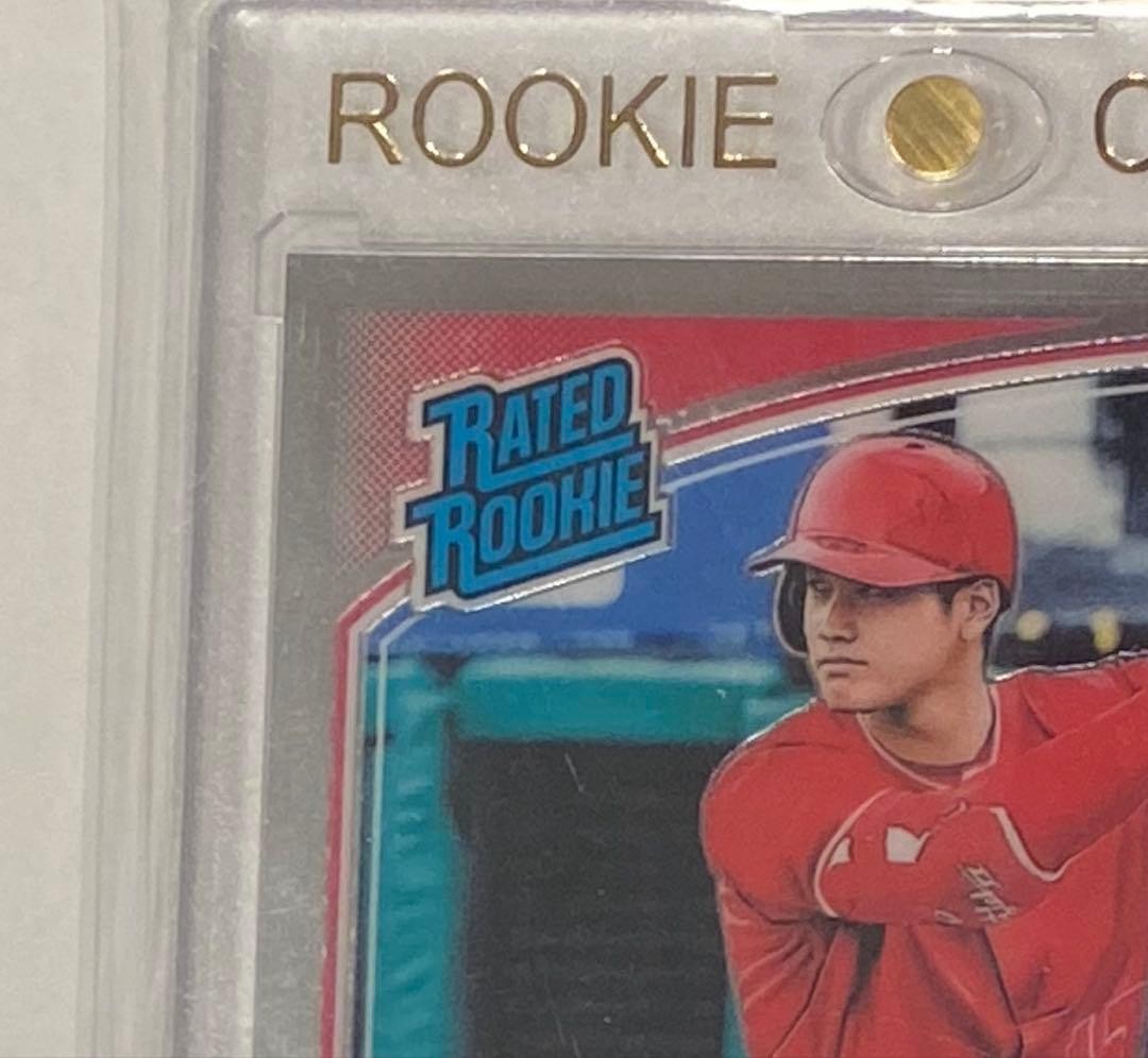 2018 Panini Donruss Optic Shohei Ohtani Rated Rookie Auto RC Autograph Angels5
