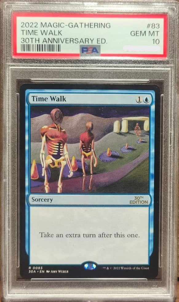 MTG Time Walk 30th Anniversary Edition Power 9 PSA 10 GEM MT #83 20221