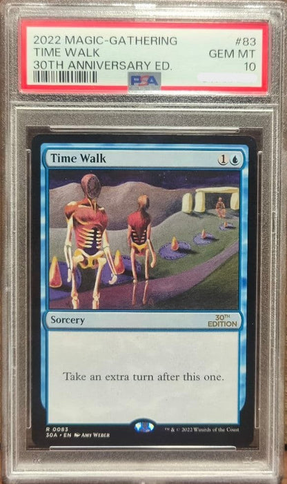 MTG Time Walk 30th Anniversary Edition Power 9 PSA 10 GEM MT #83 20221