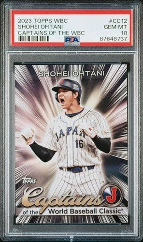 PSA10 Shohei Ohtani 2023 WBC Captain Card Trading Card GEM MT 10 GEM MT0