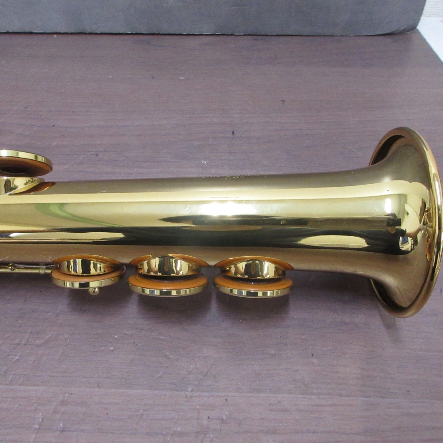 YAMAHA YSS-475 Soprano Saxophone with Hard Case #001748 Excellent USED7