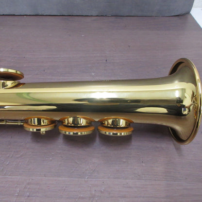 YAMAHA YSS-475 Soprano Saxophone with Hard Case #001748 Excellent USED7