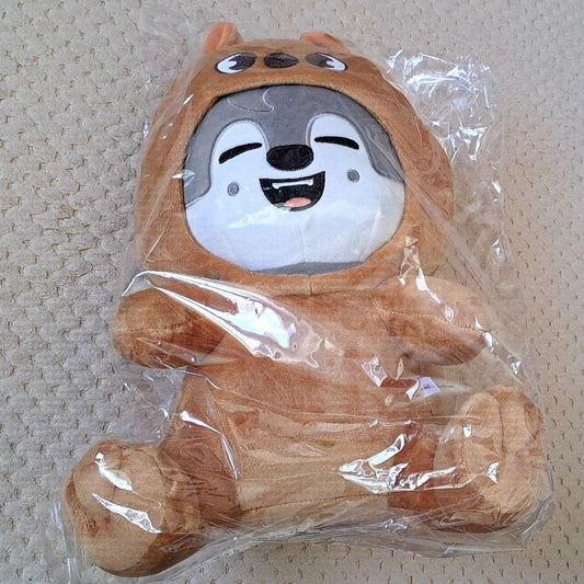 Stray Kids Fan Connecting 2024 SKZOO Toy World Hugging Plush Bang Chan Wolf Chan0