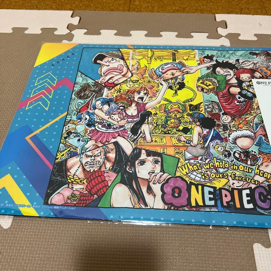 ONE PIECE Card Game Official Playmat Limited Edition vol.5 with Promo Card Luffy1
