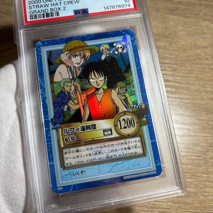 PSA 10 Straw Hat Crew Luffy Pirates Rally Holo #S40 One Piece CHB 2000 Japanese5