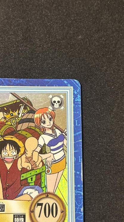 One Piece Carddass Luffy Pirates Hyper Battle Pirate Banquet GS01 NM3