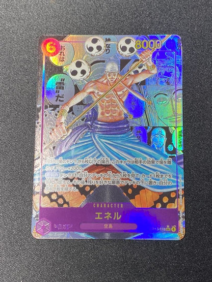 Enel SEC OP15118 Manga Alt Art Adventure on KAMI’s Island ONE PIECE Card0