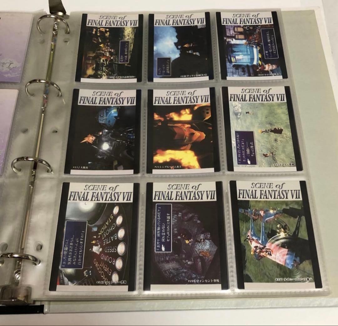 Final Fantasy VII Trading Card Complete 139 Set Carddass Masters Bandai 199712