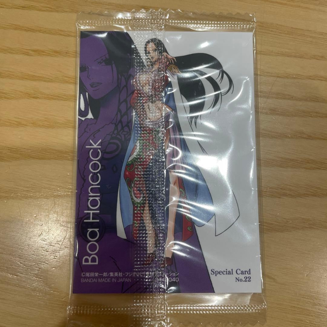 Boa Hancock Our Memories - No.22 -  SEALED One Piece Wafer Card Bandai3