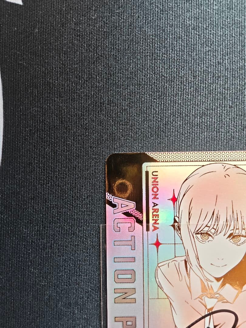 Union Arena Chainsaw Man Makima AP Action Point Holo Card Hand Signed Autograph2