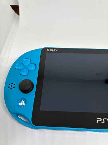 SONY PlayStation PS Vita PCH-2000ZA23 Aqua Blue Wi-Fi model with Box4